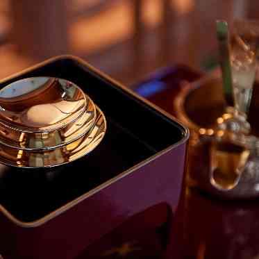 三三九度の盃とお神酒