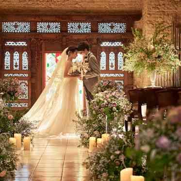 ディアズ水戸スパニッシュガーデン 【チャペル挙式】キリスト挙式・人前式・和人前式など〈王道~オリジナリティあふれる