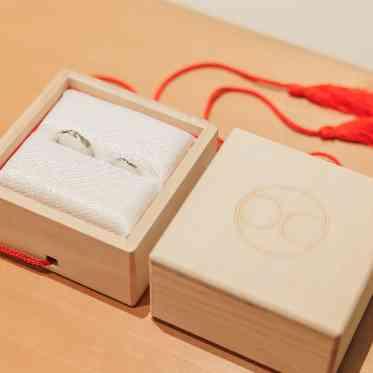 川原町倶楽部 ラ・ルーナ ピエーナ <エルフラットグループ> 館内神前式 リングピロー