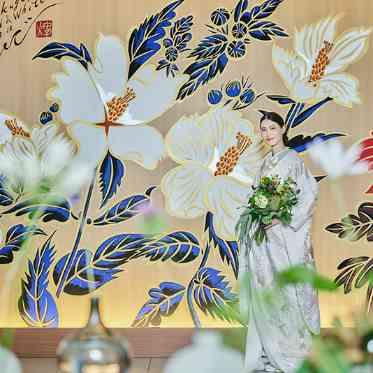 KOTOWA 京都 八坂(コトワ京都八坂) 白無垢の映える壁画