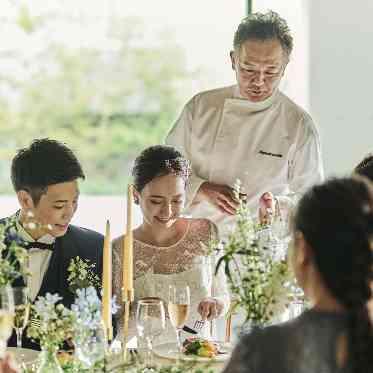KOTOWA 京都 八坂(コトワ京都八坂) 料理長と共に創る『オリジナル料理』で
披露宴の時間を更に特別な時間へ
