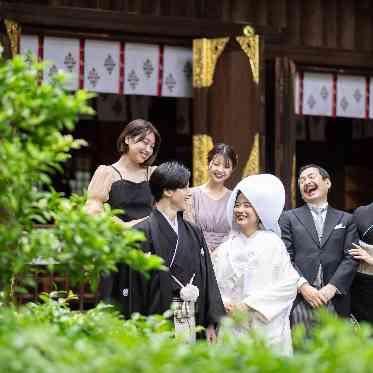 若宮の杜 迎賓館 歴史的本殿前で家族写真＆セレモニー