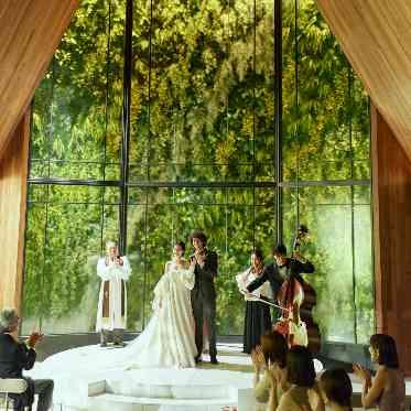 アルモニーソルーナ表参道/テイクアンドギヴ・ニーズウェディング 挙式セレモニー!大切なゲストからの温かい祝福を!