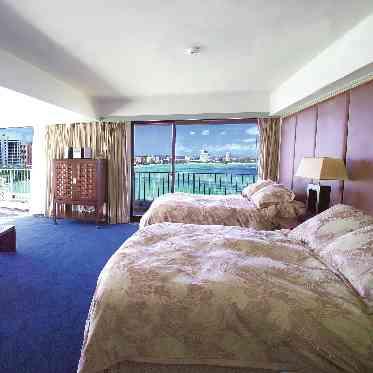 全室オーシャンビューの客室は開放感たっぷり