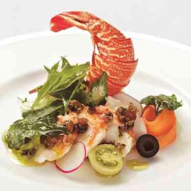 クリスタルチャペル/アールイズ・ウエディング アメリカンロブスターのグリル ヴィネグレットプロヴァンサルソース