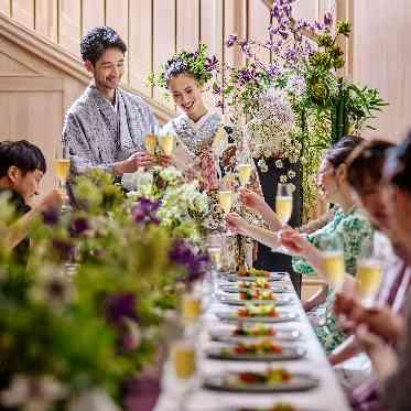 InStyle wedding KYOTO/テイクアンドギヴ・ニーズウェディング ゲストとアットホームに過ごす貸切会場