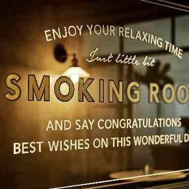 InStyle wedding KYOTO/テイクアンドギヴ・ニーズウェディング スモーキングルームも写真映えする空間に。数名でもゆっくり過ごせる広さでご用意。