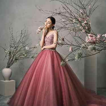 インスタイルウェディング京都（InStyle wedding KYOTO） ピンクドレス