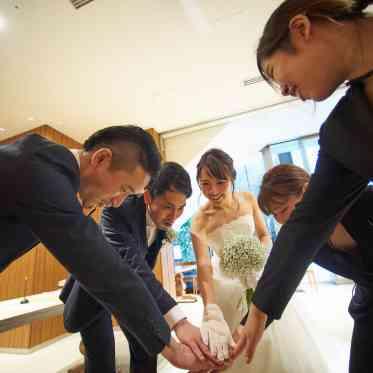 LOS ANGELES BALCONY(ロサンジェルス バルコニー) 披露宴前には担当プランナーとエンジン!