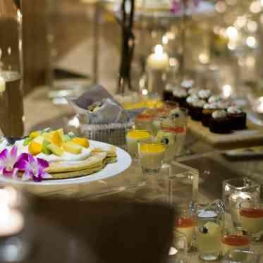 ゲストに好評!スイーツビュッフェ