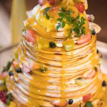 LOS ANGELES BALCONY(ロサンジェルス バルコニー) オリジナルのパンケーキのご用意も可能!