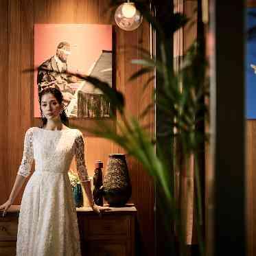 THE TENDER HOUSE(ザ テンダーハウス) ウェルカムスペースには描き下ろしのアートデザインが飾られる