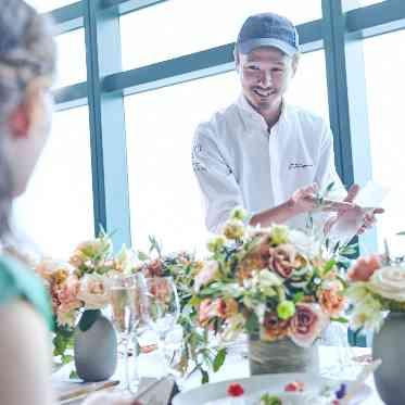 LUMIVEIL TOKYO(ルミヴェール東京) 自慢の美食の数々は、会場に隣接するキッチンからできたてをお届け