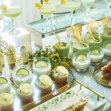 パラッツォ ドゥカーレ 麻布/エスクリウェディング 季節のフルーツを使用したデザートビュッフェも!