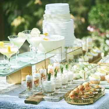 パラッツォ ドゥカーレ 麻布 会場専任のパティシエが希望に合わせてケーキやスイーツをご用意!