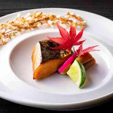 パラッツォ ドゥカーレ 麻布 鰆の幽庵焼き。口に入れると広がる香りが心を豊かにさせます