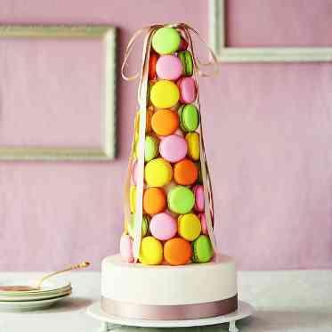 ザ・ギノザ・リゾート 美らの教会/アールイズ・ウエディング ウエディングケーキ
「マカロンタワー」