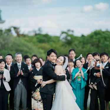 広大な庭だからこそ自由な写真撮影が