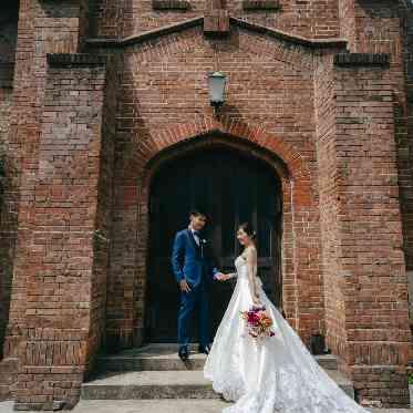 大阪城西の丸庭園 大阪迎賓館 赤レンガ作りの大聖堂