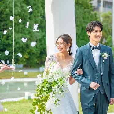 アールベルアンジェ奈良 フラワーシャワーやブーケトスなどご希望のアフターセレモニ―をゲスト参加型で実現!