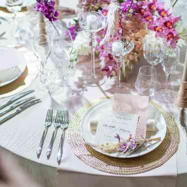 アールベルアンジェ奈良 テーブルコーディネート