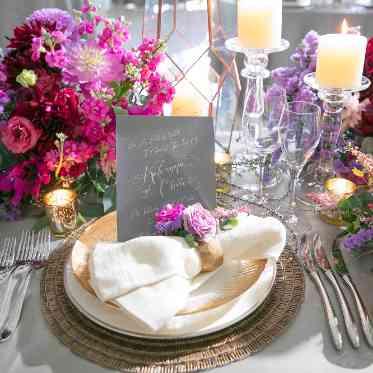 アールベルアンジェ奈良 テーブルコーディネート