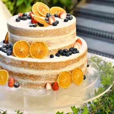 ナチュラルウエディング人気NO1!ネイキッドケーキ☆