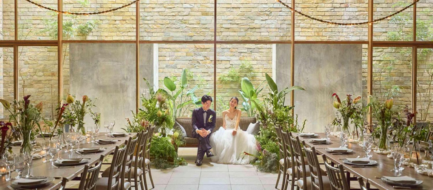 Things Aoyama Organic Garden. dth 披露宴会場