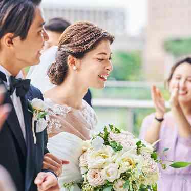 ノートルダム横浜みなとみらい/FIVESTAR WEDDING 屋外でも屋根付きなので全天候型で対応OK