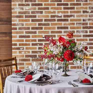 大人かわいい会場の雰囲気も人気