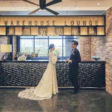 ノートルダム横浜みなとみらい/FIVESTAR WEDDING ゲストを一番最初にお迎えするラウンジはみなとみらいを見渡せる特等席☆