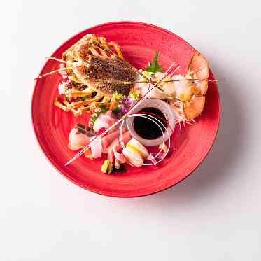 ノートルダム横浜みなとみらい/FIVESTAR WEDDING ロブスターの姿造り&お造りの盛合せ