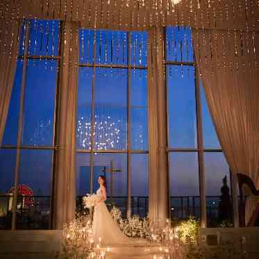 アヴァンセ リアン 大阪 ナイトウェディングでは夜景と絶景が楽しめます