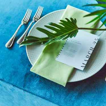 アヴァンセ リアン 大阪 テーブルコーディネートもおふたりの好みに合わせて