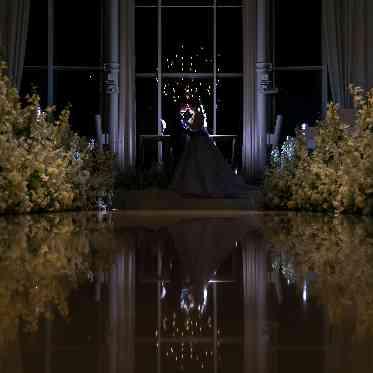 アヴァンセ リアン 大阪 夜景が広がる夜の挙式も幻想的で素敵です★