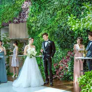 アヴァンセ リアン 大阪 ウェルカムパーティバーカウンター前