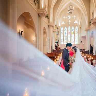 OSAKA St.BATH CHURCH(大阪セントバース教会) 前撮りでの1シーン