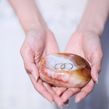 THE LANDMARK SQUARE OSAKA (ザ ランドマークスクエア オオサカ) リングピローでもオリジナルさを出して