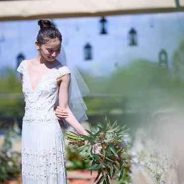 THE LANDMARK SQUARE OSAKA (ザ ランドマークスクエア オオサカ) ウェディングドレスも映える