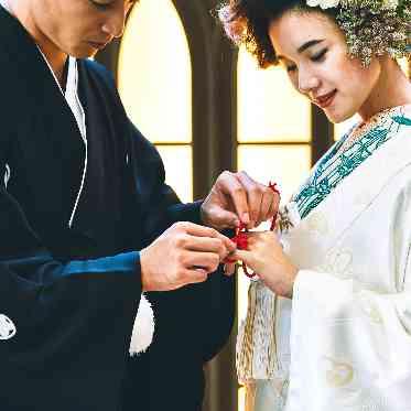 京都祝言 SHU:GEN 赤い糸を結び絆を誓う「結い紐の儀」