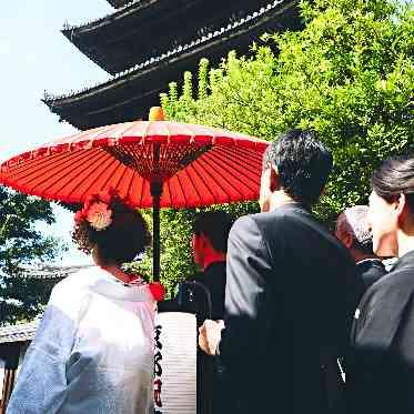 京都祝言 SHU:GEN 古き良き日本の婚礼を再現するような、温かいご婚礼を叶える。