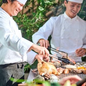 センティール・ラ・セゾン 岐阜 シェフが目の前で調理を