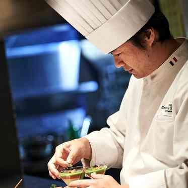 センティール・ラ・セゾン 岐阜 繊細な料理にシェフの想いを込めて