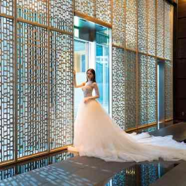 コンラッド東京 エントランスとは思えないフォトスポット