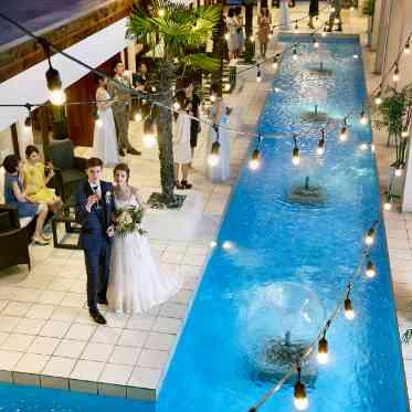 The Palm Garden(ザ・パームガーデン)<エルフラットグループ> 夜の撮影もまた違った雰囲気