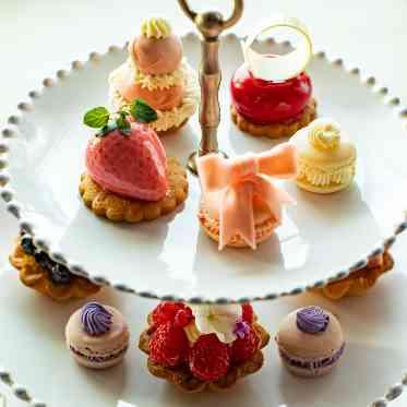 アフタヌーンティーのような可愛らしい見た目が女性ゲストの心をくすぐる