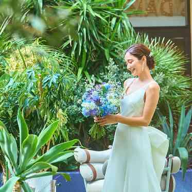 ノートルダム大阪ONE/FIVESTAR WEDDING スカイガーデンは緑に包まれた心地よい空間