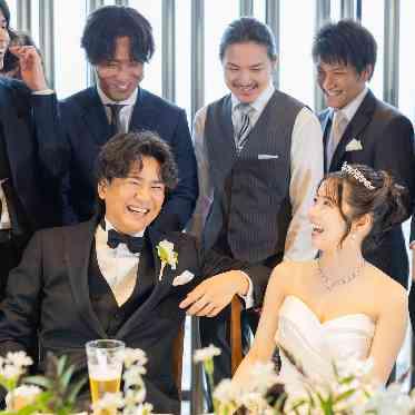 ノートルダム大阪ONE/FIVESTAR WEDDING ゲストとの会話の時間を多く作るおふたりも多い