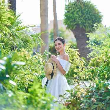 緑が映えるプライベートフォトも