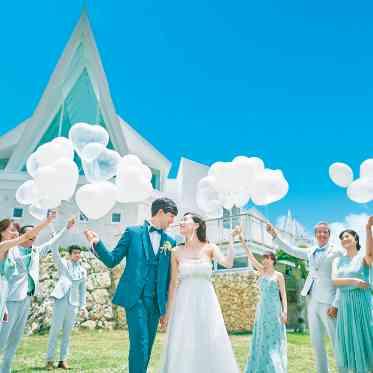 ガーデンではバルーンリリースも楽しめる